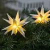 Image de STERNTALER Guirlande lumineuse étoile, blanche Ø 12 cm 18 branches à 3 lampes