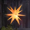 Image de Étoile LED STERNTALER, jaune, Ø 40 cm, 18 branches, IP44