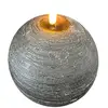 Image de STERNTALER Bougie en cire LED, noire Hauteur 13 cm boule Pile