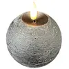 Image de STERNTALER Bougie en cire LED, noire, hauteur 9 cm, pile bouton