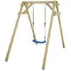 Image de WICKEY Balancelle Smart One pour enfant avec siège bleu
