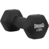 Image de Lonsdale Haltères de fitness Noir 2,5 kg