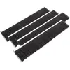 Image de Wiltec Jeu 4x Brosse de rechange 62 cm   pour Balayeur à pelouse 120 cm   pour Balai ramasseur autoporté pour Tondeuse autoportée Tracteur de pelouse Nettoyeur de pelouse
