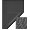 Image de Wiltec Bâche à Bulles Solaire rectangulaire pour Piscine, 4 x 6 m, 140 µ, en PE, Couleur Noire, Couverture Piscine, Chauffage Piscine