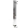 Image de Wiltec Colonne d’eau - en Acier inoxydable - 95 cm - Forme carrée - avec Robinet d’eau & Raccord Résistant aux UV et au Gel - Point d'eau Distributeur extérieur Puits pour Jardin Jardinage
