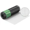 Image de Wiltec Fil de grillage Noir à mailles carrées 19 x 19 mm - 10 m x 100 cm - en Acier galvanisé revêtus par PVC - Rouleau Clôture pour Volière Clapier Jardin Sylviculture Agriculture