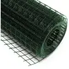 Image de Wiltec Fil de Grillage Vert à Mailles carrées 19 x 19 mm - 5 m x 50 cm - en Acier galvanisé revêtus par PVC - Rouleau Clôture pour Volière Clapier Jardin Sylviculture Agriculture