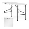 Image de Toboli Campingtisch klappbarer Partytisch Klapptisch Tisch Gartentisch 120x60x74cm Weiß