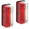 Image de WilTec Feux de Position   2X Lampe C4W 12 V   93 x 48 x 38 mm   Feux d’encombrement Gabarit   Éclairage Routier pour Remorque Camping Car Tracteur