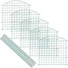 Image de Wiltec Clôture de bassin Fil de fer   2,5 mm Vert 8,2 kg Maille 65 x 65 mm Hauteur 78 cm Grillage de jardin Barrière extérieure Grillage métallique Délimitation protection Enfants Animaux