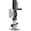 Image de WilTec Béquille de remorque   Capacité de Charge Max. de 900 kg   en Acier Q235   Support de Caravane avec Manivelle latérale et Plaque de Montage orientable   Chandelle de Support