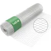 Image de Wiltec Grillage de volière Acier Galvanisé   Mailles 50 mm Hexagonal Hauteur 1 m Longueur 25 m Fil Ø 1 mm   Lapin Grillage à poule Grillage animaux Terrasse Jardin Clôture Enclos