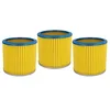 Image de vhbw 3x filtre plissé compatible avec Aqua Vac Ineal 3100, 4100 aspirateur - bleu/jaune