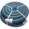 Image de vhbw Tuyau Flexible pour Piscine raccord 38 mm 15 m pour Skimmer, aspirateur, Filtre - stabilisé UV, résistant au Chlore