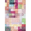 Image de Tapis Cosima 112 - tissé machine - 70% polyester | 30% coton | très plat Coloré: multicolore pastel Dimension: 80 x 160 cm