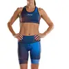 Image de Zoot Pantalon de Triathlon pour Dames 8 Pouces Style Stoke avec Rembourrage de siège en 2D, Poches latérales, SPF 50+ et Coutures Seamlink Taille XS