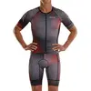 Image de Zoot Triathlon Masculin Aero Jersey Design Stoke avec des Manches, des détails réfléchissants et des Textiles Vento-Mesh pour la respirabilité et la Compression