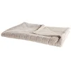 Image de Beliani Plaid Couvre Lit Doublé 150 x 200 cm en Tissu Beige Doux au Toucher pour Habiller Un Canapé ou comme Couverture