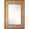 Image de Beliani Miroir Marron Bambou Rustique Mural