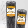 Image de 60m Tresse hexagonale Fil de Lapin Grille de Lapin Fil de Lapin 50cm 25mm x 25mm