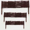 Image de Aquagart Bordures de parterre en osier - Différentes versions I Bordure de parterre / clôture en osier pour bordure de parterre - Clôture en osier - 30 cm x 60 cm - Marron - Lot de 3