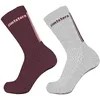 Image de Zimtstern Unisex Starsockz 2er Pack Chaussettes, glacier grey mel-windsor wine, 46|47|44|45
