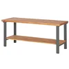 Image de Table de Travail STIER Premium avec Plateau de Rangement, lxPxH 2 000x700x840 mm
