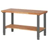 Image de Table de Travail réglable en Hauteur STIER Premium avec Plateau de Rangement, lxPxH 1 500x700x790-1 140 mm
