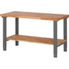 Image de Table de travail réglable en hauteur STIER Premium avec plateau de rangement, lxPxH 1 500x700x790-1 140 mm