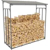 Image de CLP Abri D'Extérieur pour Bois De Chauffage Ruston I Range Bûches en Aluminium I Eléments De Stockage pour Bois, Taille:XL