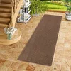 Image de Snapstyle Cottage - Tapis Long Couloir - Tapis à Poils Longs - Chocolat - 9 Tailles