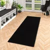 Image de Snapstyle Cottage - Tapis Long Couloir - Tapis à Poils Longs - Noir - 9 Tailles