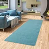 Image de Snapstyle Cottage - Tapis Long Couloir - Tapis à Poils Longs - pétrole - 9 Tailles