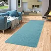 Image de Snapstyle Cottage - Tapis Long Couloir - Tapis à Poils Longs - pétrole - 9 Tailles