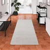 Image de Snapstyle Cottage - Tapis Long Couloir - Tapis à Poils Longs - Gris argenté - 9 Tailles