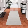 Image de Snapstyle Cottage - Tapis Long Couloir - Tapis à Poils Longs - Gris argenté - 9 Tailles
