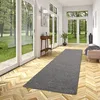 Image de Snapstyle Mona - Tapis Long Couloir - Tapis en Velours à Poils Longs - Gris - 9 Tailles