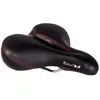 Image de P&P pro cycling P&P Selle Confortable Tour côtière 800, uni, 265 x 205 mm, 474 g, Noir/Rouge (1 pièce)