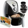 Image de Friteuse électrique à air chaud 3,2 L 1300 W avec moule à gâteau livret de recettes