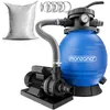 Image de Pompe Filtre à Sable 10.200 l/h système Filtration Eau Piscine 400W IPX5 Verre filtrant 25 kg Inclus vanne 7 Voies Fonctions Bassin