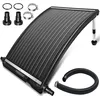 Image de Monzana Panneau de Chauffage Solaire 112x55x14cm 10.000L/h réglable 32/38mm raccord PEHD résistant UV Chauffage Piscine écologique collecteur capteur