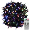 Image de MONZANA® Guirlande lumineuse 400 LED Multicolore avec télécommande minuteur décoration de Noël illumination éclairage