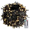 Image de MONZANA® Guirlande lumineuse 600 LED Blanc chaud avec télécommande minuteur décoration de Noël illumination éclairage