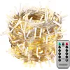 Image de MONZANA® Guirlande lumineuse 600 LED Blanc chaud avec télécommande minuteur décoration de Noël illumination éclairage