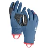 Image de ORTOVOX Fleece Light Glove W   Gants légers en Polaire avec Doigt Tactile et Paume en Cuir pour Les randonnées à Ski   Bleu   Femme   XS