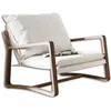 Image de Fauteuil Jowna crème/marron | LOBERON