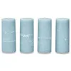 Image de Loberon Homel Lot de 4 Bougies - Bougies teintées dans la Masse - sans Odeur, Bleu