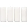 Image de Loberon Homel Lot de 4 Bougies - Bougies teintées - Une Belle lumière, des Heures Durant, crème