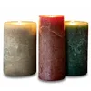 Image de Loberon Salis Lot de 3 Bougies - Différentes Tailles et Couleurs - Charme Rustique, Multicolore