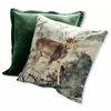 Image de Loberon Lot de 2 Housses de Coussins Anie, Vert